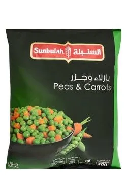 Sunbulah Frozen Peas & Carrots - 400 Gr