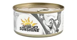 Sunshine Light Tuna Chunks In Vegetable Oil & Brine - Gmo Free - 170 Gr