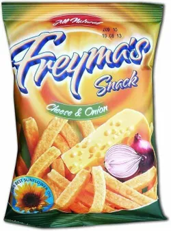 Freymas Snacks With Cheese And Onion - 30G