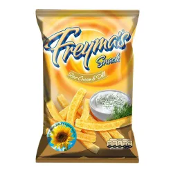 Freymas Snacks W.Sour Cream+Dill - 75Gm