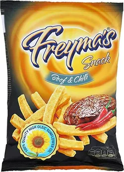 Freymas Snacks W.Beef+Chili - 75Gm