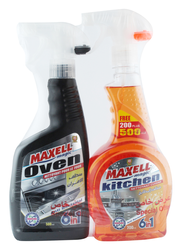 Maxell Magic 6In1 Antibacterial Oven Cleaner 500Ml & Kitchen Cleaner 700Ml - 1 Bundle