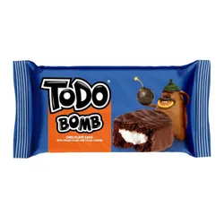 Todo Bomb Chocolate Cake Filled With Cream - 1 Pcs