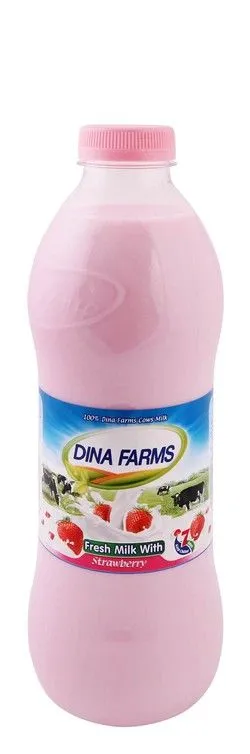 Dina Farms Fresh Strawberry Milk - 850 Ml