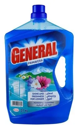 General Shiny Cleanliness Multipurpose Liquid Cleaner Primavera Scent - 3.1 Kg