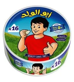 Jibnat Abu Alwalad Cream Cheese Triangles (16 Portions) - 224 Gr