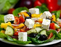Salad Cheese Cubes - ( By Weight )
