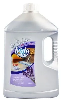 Frida Floor 3In1 Multi-Surface Disinfectant Liquid Cleaner Lavender Scent - 4 L