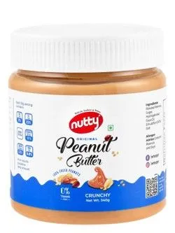 Nutty Peanut Butter Crunchy - 340 Gr