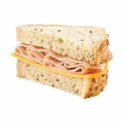 Smoked Turkey And Cheddar Sandwich