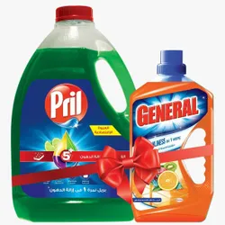 Pril Liquid Dish Washng & General- 730 G - 25 Kg