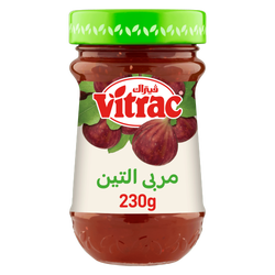 Vitrac Fig Jam - Preservatives Free, Artificial Flavors Free, Artificial Colors Free - 230 Gr