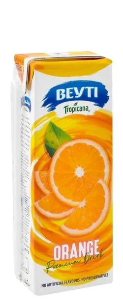 Beyti Premium Orange Drink - Artificial Flavors Free, Preservatives Free - 235 Ml
