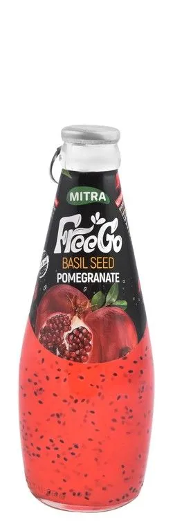 Mitra Free Go Pomegranate With Basil Seed - 290 Ml