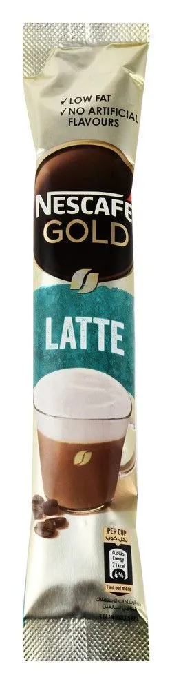 Nescaf? Gold Low Fat Instant Latte Stick - Artificial Flavors Free - 17 Gr