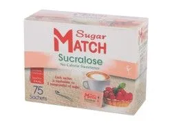 Sugar Match Suclarose No Calorie (75 Sachets) - 37.5 Gr