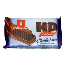 El Shamadan Crispy Cocoa Biscuit Wafer Filled With Chocolate Cream - 5 Per Pack