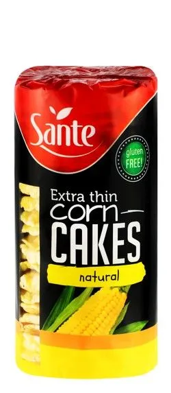 Sante Low Sugar Corn Cakes - Artificial Additives Free - 120 Gr