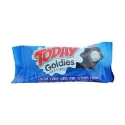 Today Goldies Cocoa Cake Filled With Milk Cream - 1 Pcs