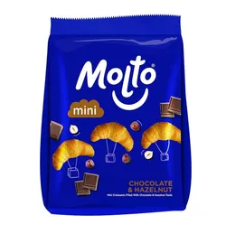 Molto - Mini Croissants W/Choc+Hazelnut - 56-64G