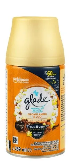 Glade Automatic Spray Refill Elegant Amber & Oud Scent - 269 Ml
