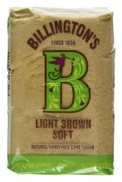 Billington's Light Brown Soft Natural Cane Sugar Unrefined - 1 Kg