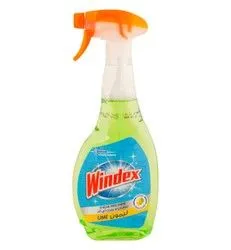 Windex Streak Free Shine Glass Cleaner Lime Scent - 500 Ml