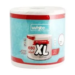 Xl White Maxi 20Cm Kitchen Towel Roll 2Ply - 650 Tissues