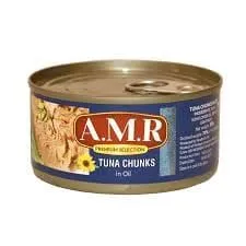 Amr Light Meat Skipjack Tuna Chunks In Oil - 140 Gr