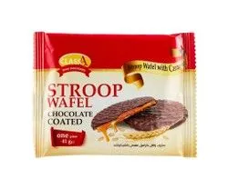 Class A Chocolate Coated Stroopwafel With Caramel (1 Piece) - 41 Gr