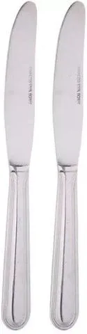 Homi Contoor Stainless Steel Dessert Knife Silver - 2 Pieces