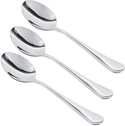 Homi Contoor Stainless Steel Tea Spoon Silver - 6 Pieces