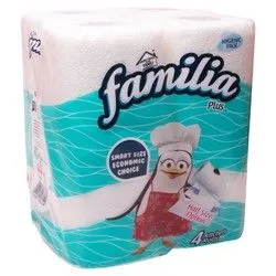 Familia Plus Kitchen Towel Roll 2Ply - 4 Per Pack