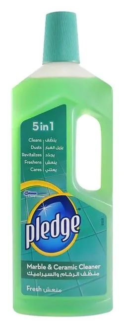 Pledge 5In1 Marble & Ceramic Floor Cleaner Liquid Fresh Scent - 750 Ml