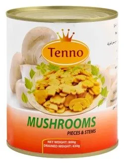 Tenno Mushroom Pieces & Stems - 800 Gr