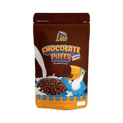 Lino Chocolate Puffs Flakes Cereal - 250 Gm