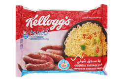 Kellogg's Instant Noodles Oriental Sausage Flavor - 70 Gr