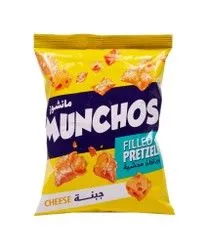 Munchos Filled Pretzels Cheese Flavor - 35 Gr