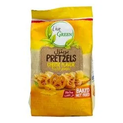 Live Green Pretzels Cheese Flavor - 180 Gr