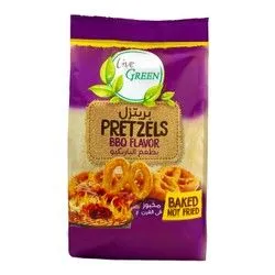 Live Green Pretzels Bbq Flavor - 180 Gr