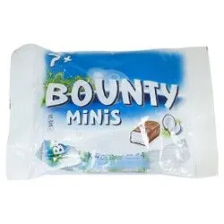 Bounty Minis Milk Chocolate Bars Filled With Coconut (7 Pieces) - 227 Gr