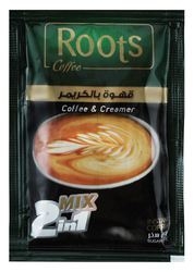 Roots 2In1 Coffee & Creamer - Sugar Free - 12 Gr