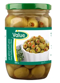 Value Green Olives Carrots - 600G