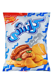 Crunchy Spicy Hot Sausage Potato Chips - 45 Gr