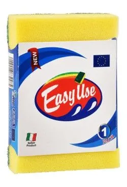 Easy Use Green & Yellow Dishwashing Sponge - 1 Pcs