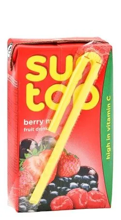 Sun Top Berry Mix Juice - Artificial Sweeteners Free, Preservatives Free, Artificial Color Free - 250 Ml