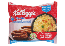 Kellogg's Instant Noodles Oriental Sausage Flavor - 120 Gr