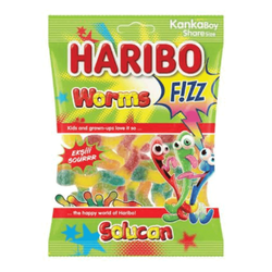 Haribo Sour Warms Jelly - 70Gm
