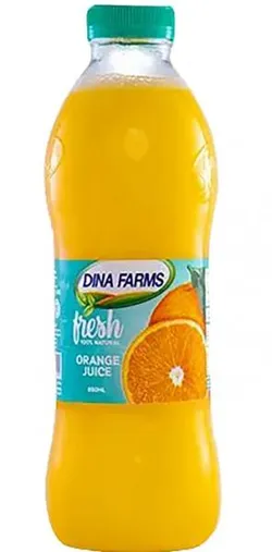 Dina Farms Fresh Orange Juice - 850 Ml