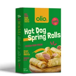 Olio Frozen Beef Hotdog Rolls - 300 Gr